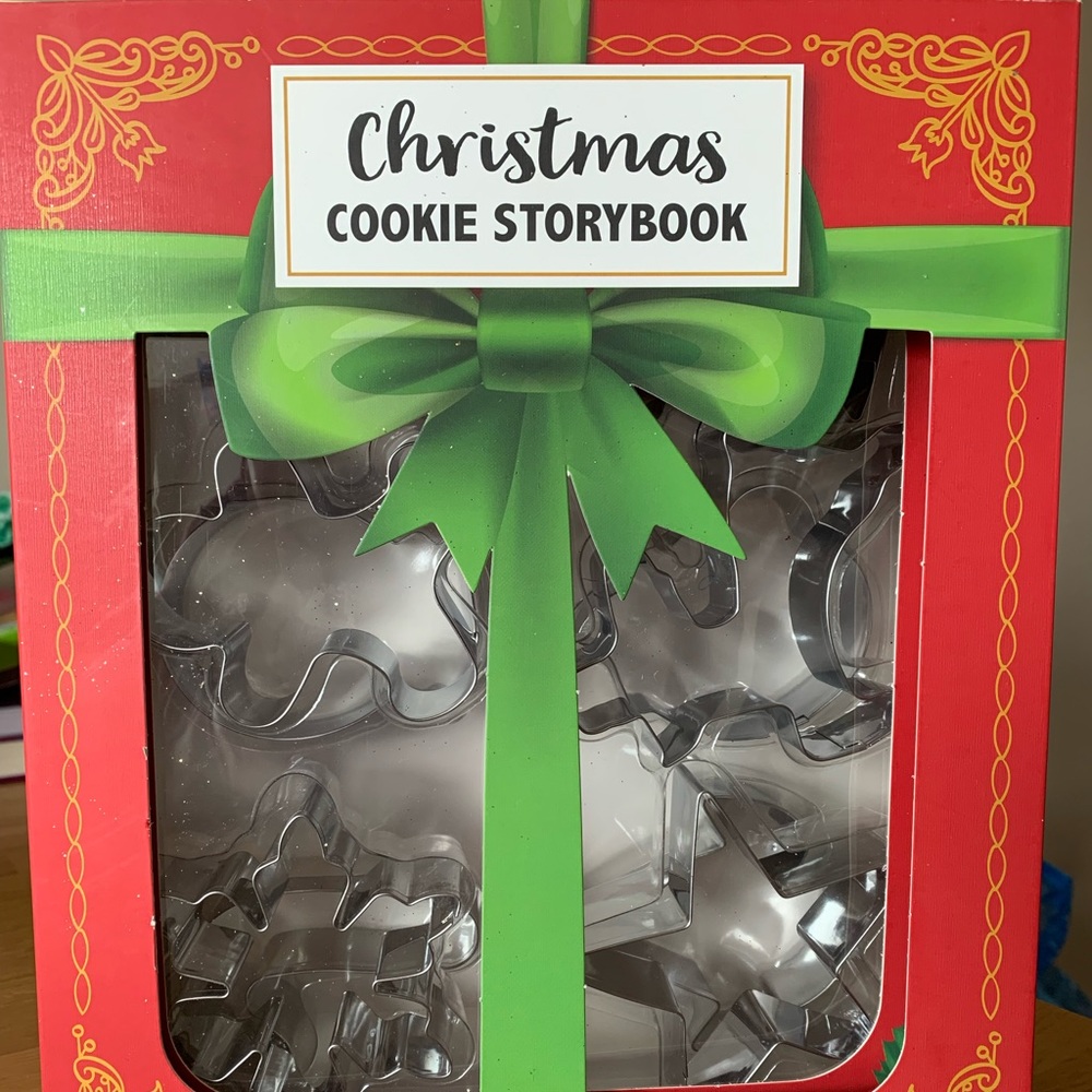 Christmas Book Cookie Cutter Set